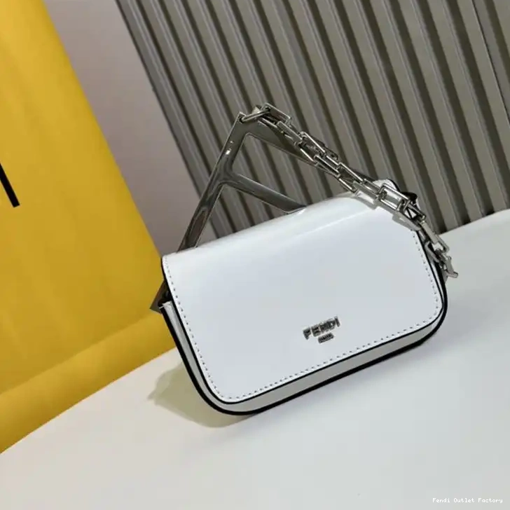 HOT Nano Leather F In Bag White Fendi Calf 0325